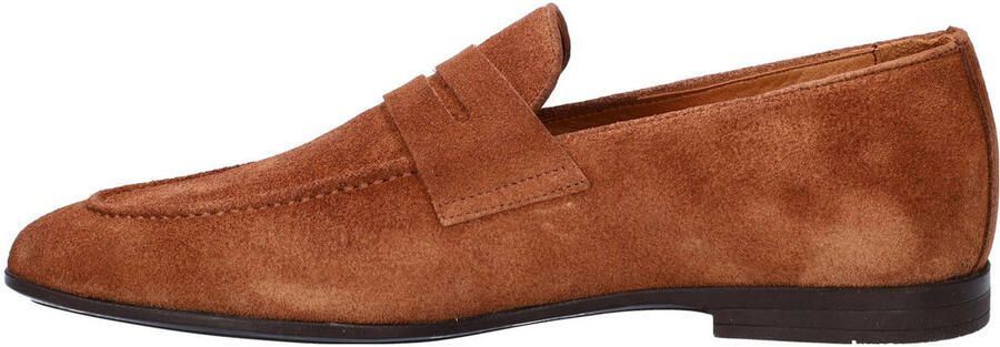 Nelson suède loafers cognac