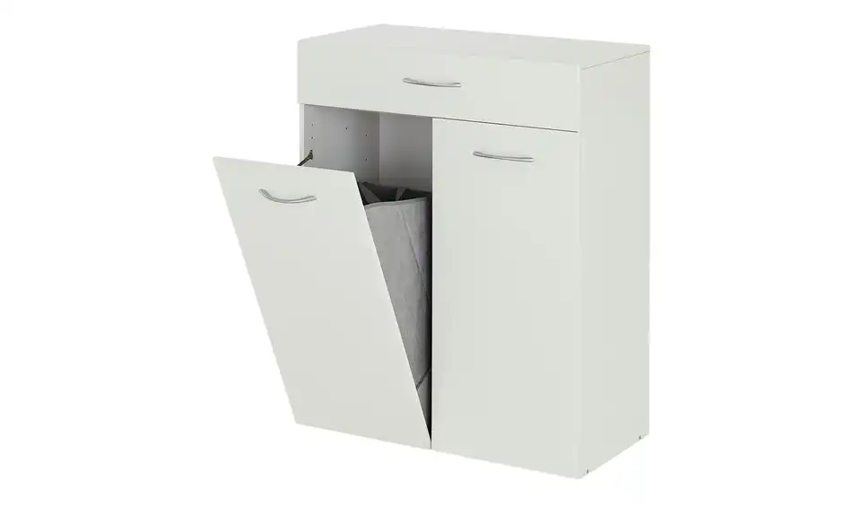 Kommode mit Wäschebox Multischrank-System 80 cm Weiß