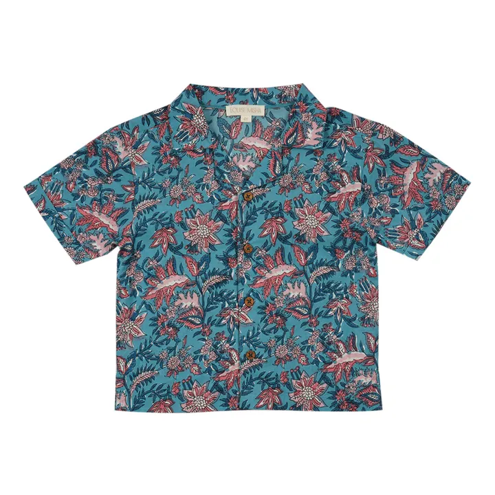 Louise Misha Chemise Alov Voile de Coton | Bleu