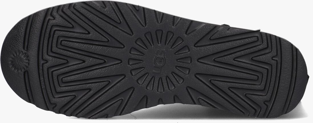 UGG zwarte ugg vachtlaarzen w classic mini logo zip