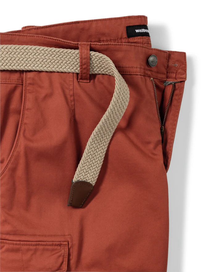 Extraglatt Gürtel Cargo-Bermudas