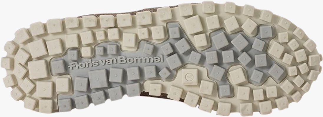 beige floris van bommel lage sneakers sfm-10156 de grommer