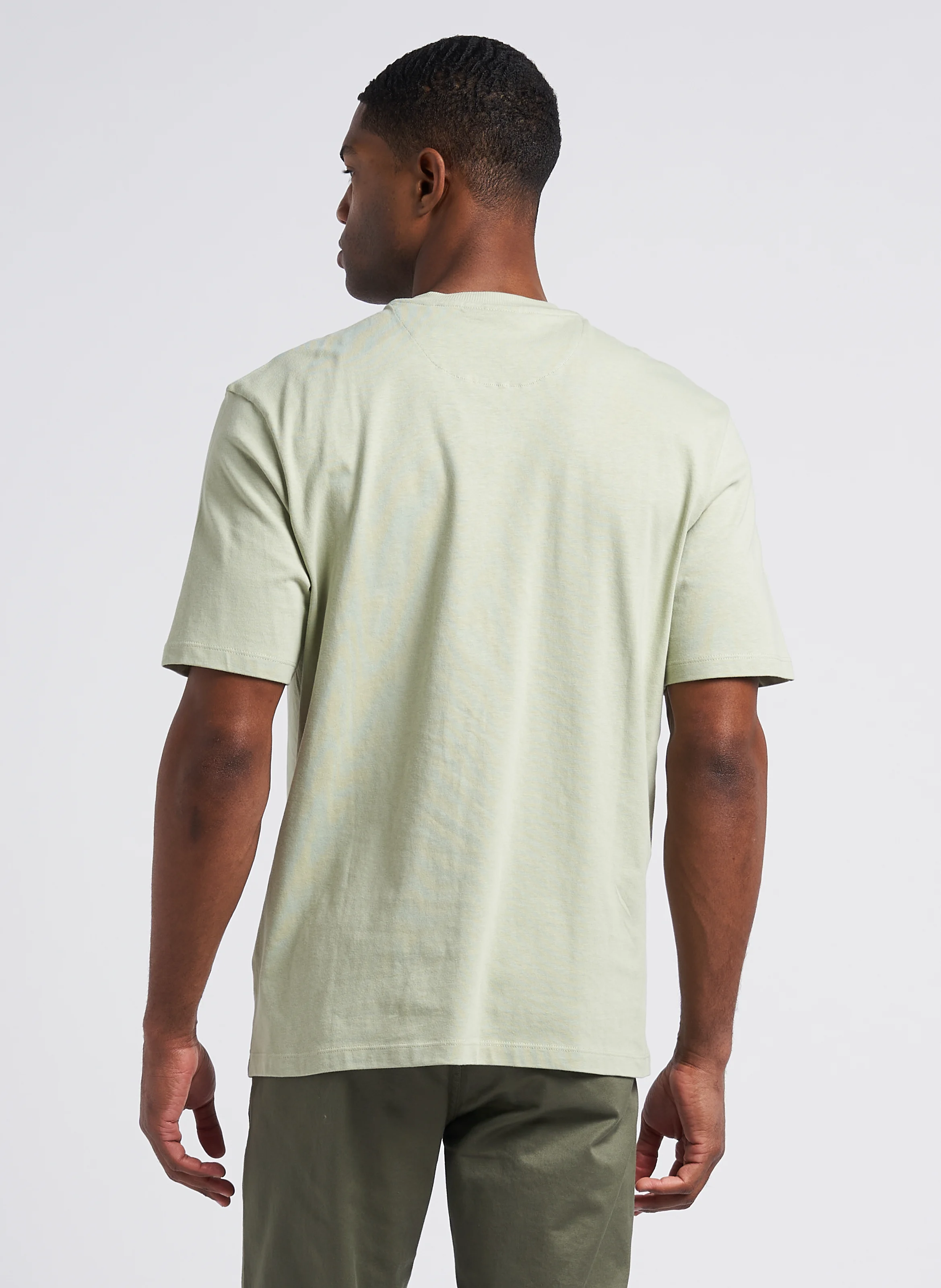 SPOT - Tee-shirt droit col rond en coton biologique | Vert