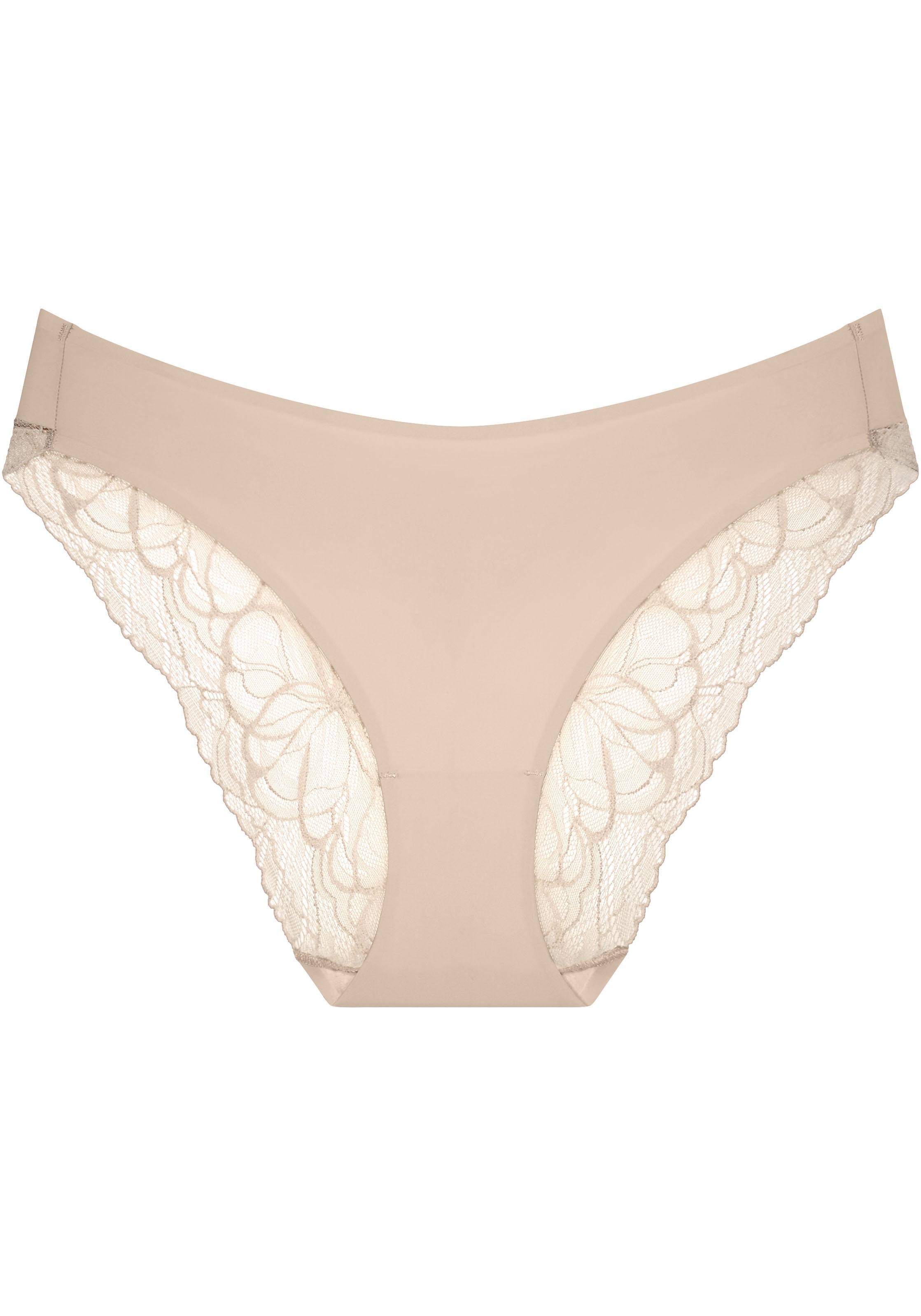 Triumph Tai-Slip »Body Make-Up Illusion Lace«, florale Stretch-Spitze, hoher Beinausschnitt, weiche Microfaser