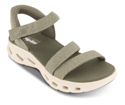 Skechers Slip-ins Go Walk Glide-Step 2.0 Ella Sandal Olive 141269 | Skoringen