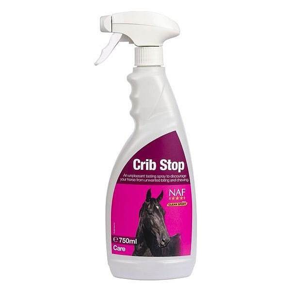 NAF Crib Stop Spray – Voor het afleren van kribbebijten en bijtgedrag bij paarden