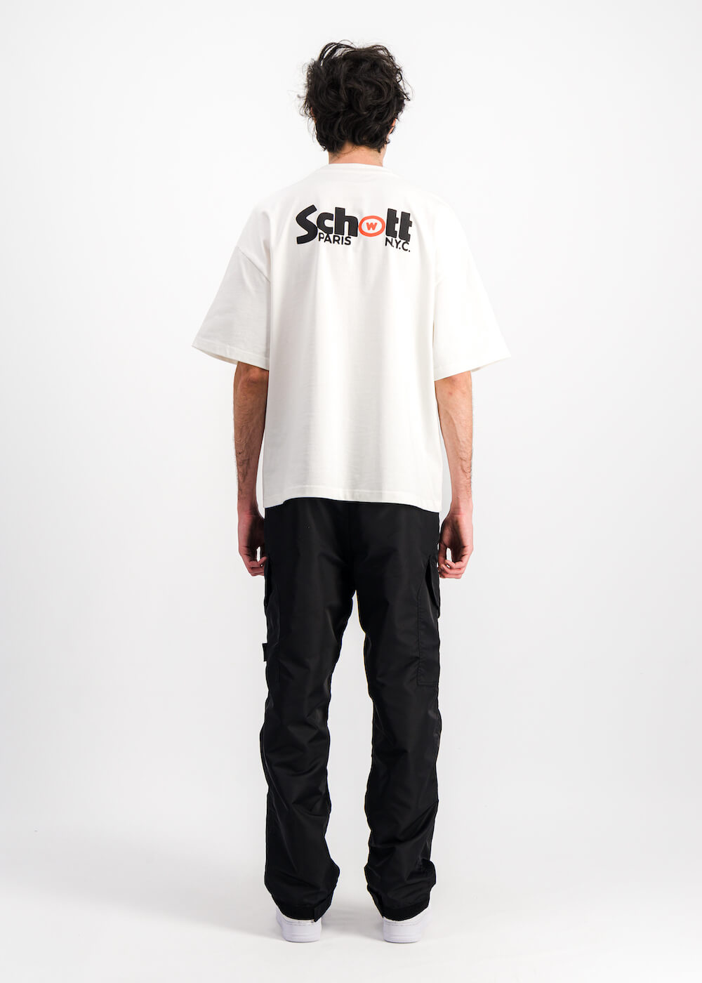 Wethenew Schott Double Logo T-Shirt White