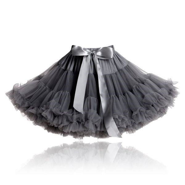 Skirt Dark Grey - Dolly by Le Petit Tom → Luksusbaby.dk