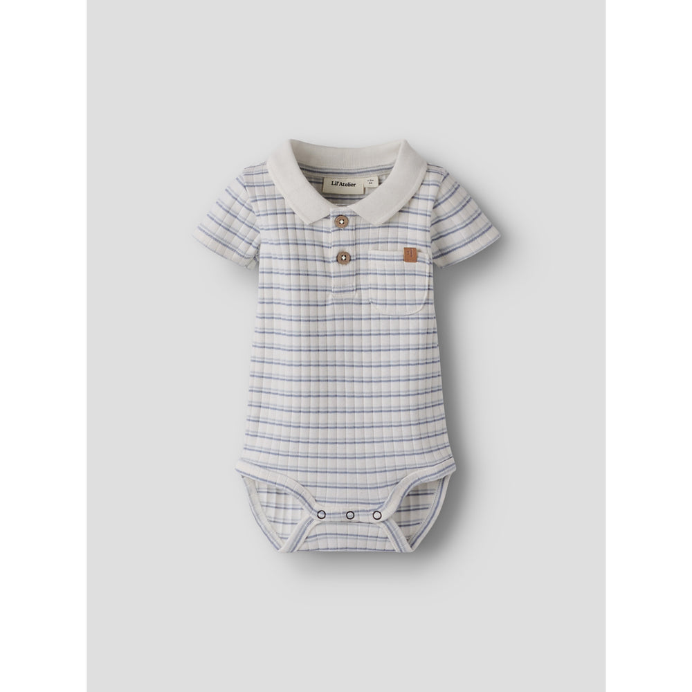 Køb Lil'Atelier Coconut Milk Dusty Blue Nbmhaldur Ss Slim Body Lil