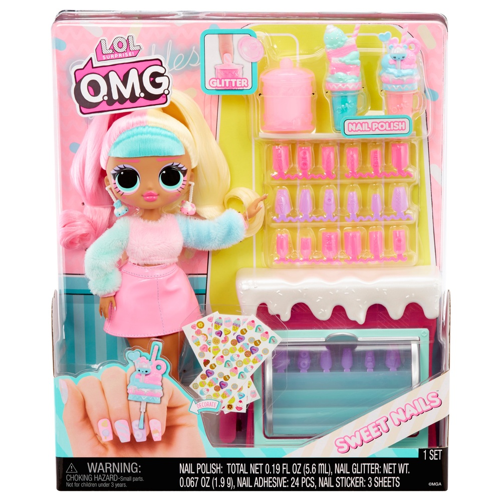LOL Surprise! OMG Sweet Nails Candylicious Sprinkles Shop Set