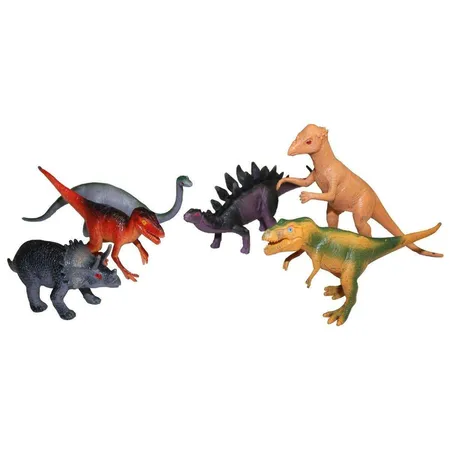 Idena 6 Dinosaurier Spielfiguren / ca. 15 cm
