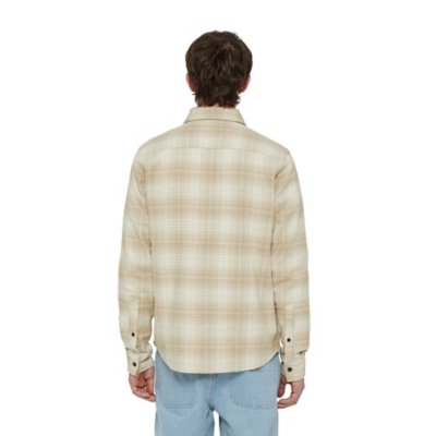 Chemise à manches longues homme Evansville MARRON DICKIES