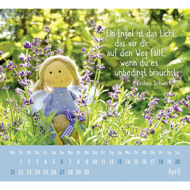 Mini-Kalender 2025 - Der kleine Schutzengelkalender