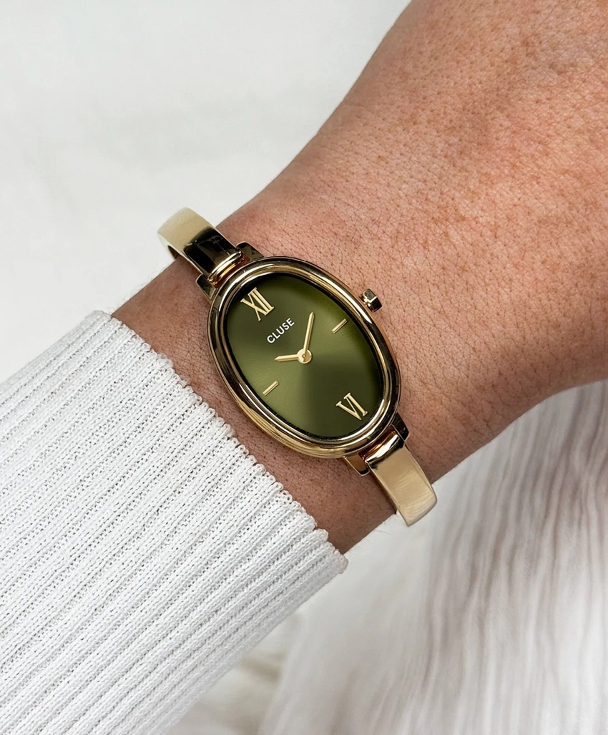 CLUSE Dames horloge goud