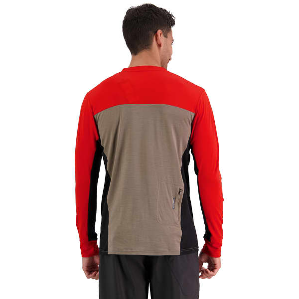 Maillot VTT MONS ROYALE REDWOOD ENDURO VLS ALU RETRO RED/BLACK/WALNUT