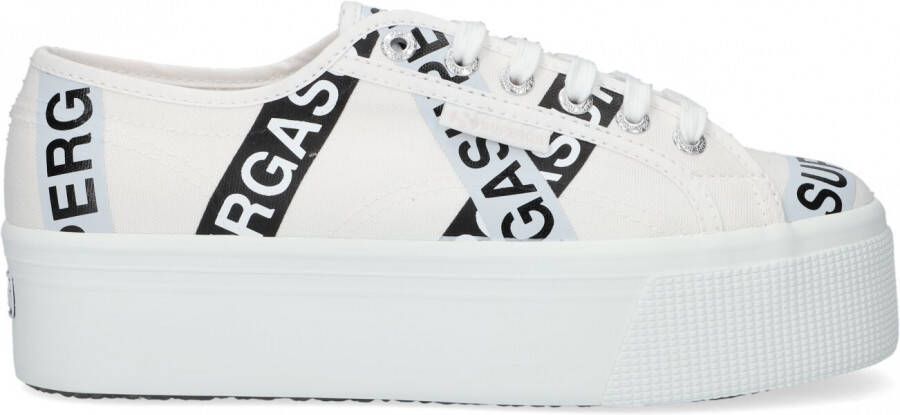 Superga 2790 Sneakers Met Witte Letters Fashion Wear Vrouwen