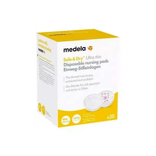 Medela Coussinets d'Allaitement Safe & Dry Ultra Thin 30 unités