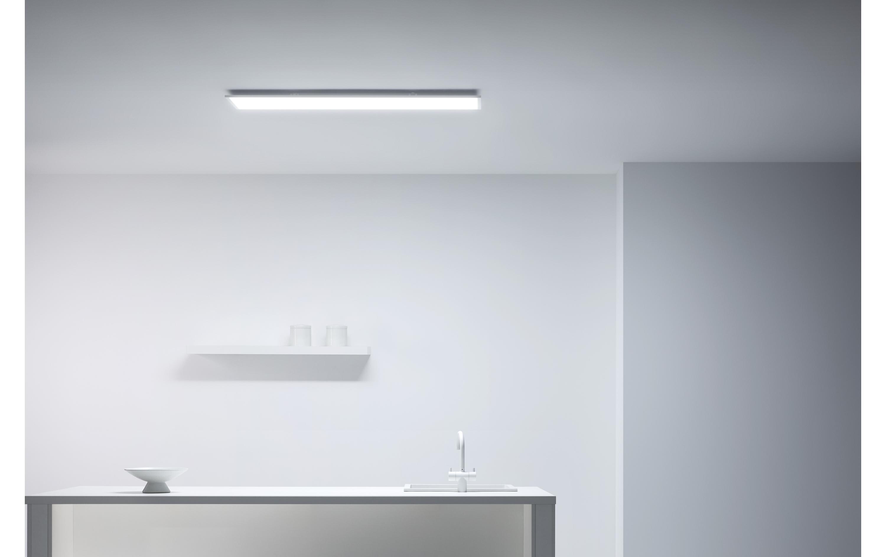 Panel Tunable White Deckenleuchte Rechteckig Weiss 3400 lm<br>LED Panelleuchte, steuerbar über Matter, WLAN