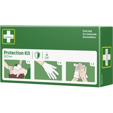 Kit de protection premiers secours, 3 pièces
