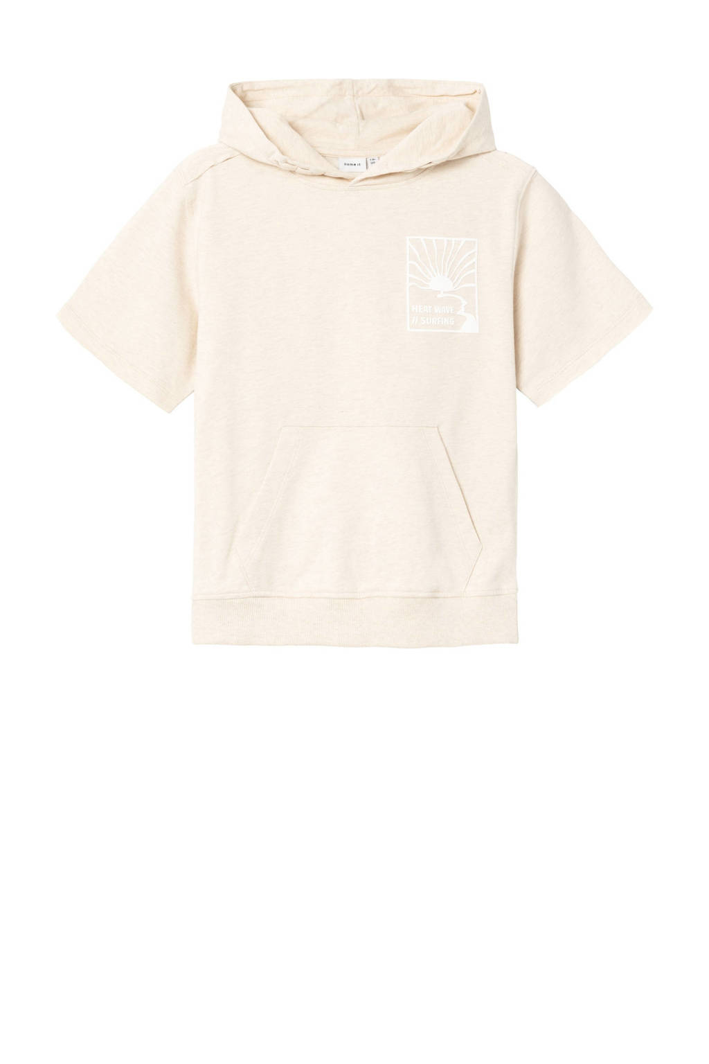 NAME IT sweater NKMHUMMI met backprint ecru