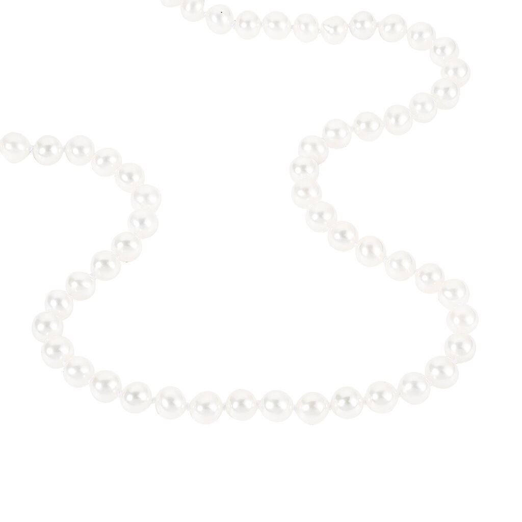 Collier Baroque Or Jaune Perle De Culture
