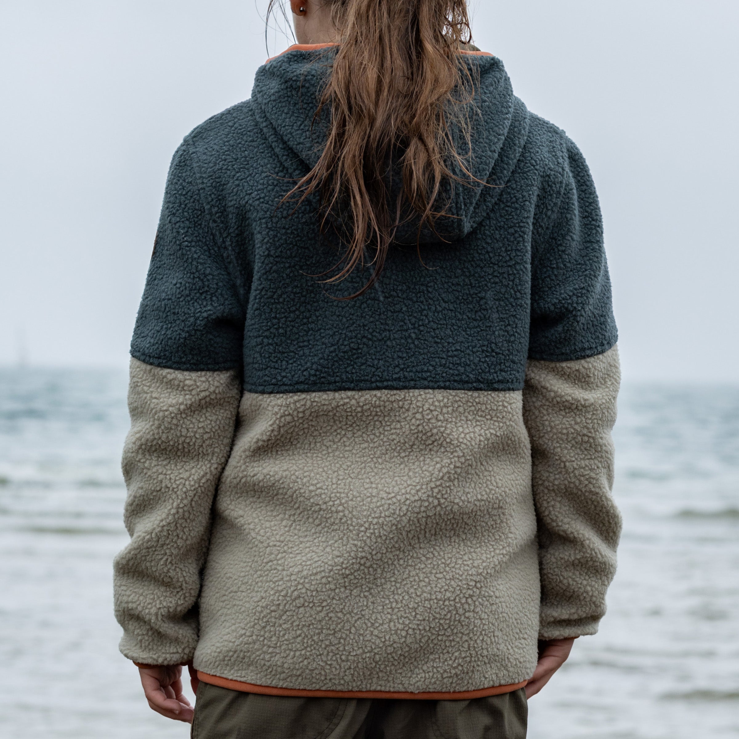 Kinder Sherpa Fleece Chips darkest spruce