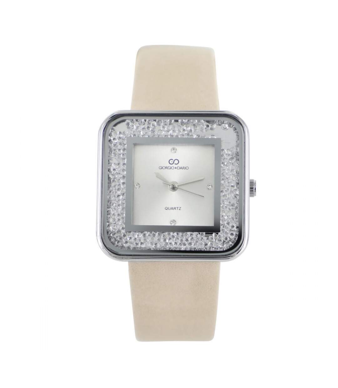 Ravissante Montre Femme Strass Beige GIORGIO