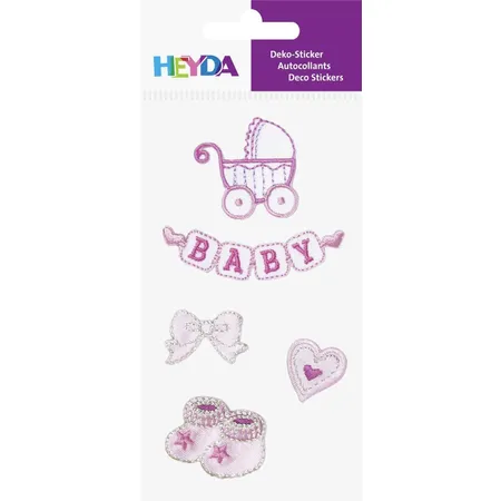 Heyda Textilsticker Baby Girl 1