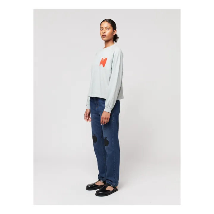 Bobo Choses Sweat Butterfly Coton Bio - Collection Femme  | Bleu turquoise