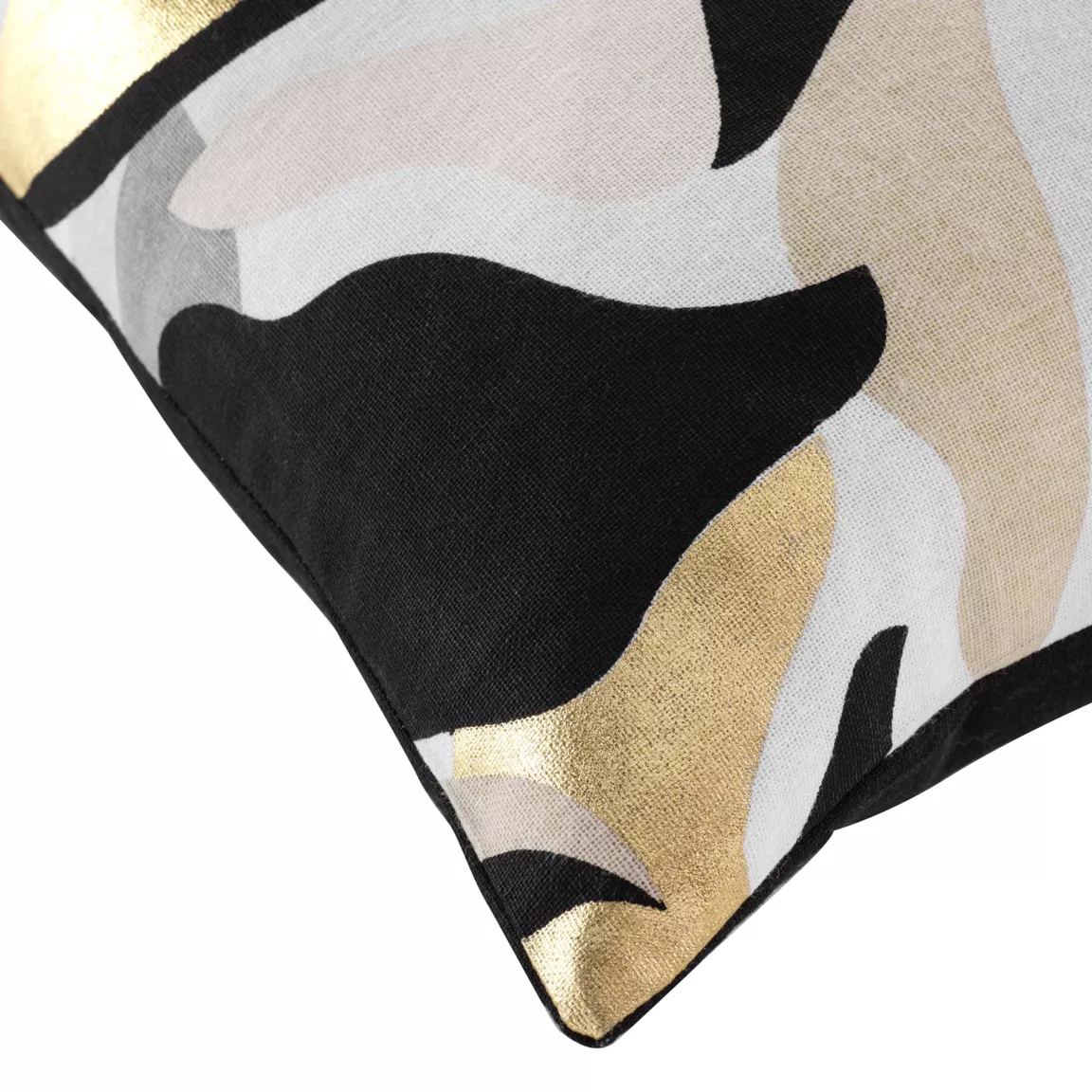 Housse de coussin coton (40 x 40 cm) Yeliz Or