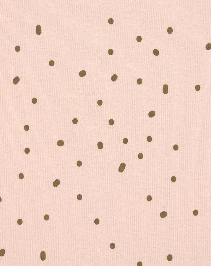 Kurzarm-Body DOTS in powder pink