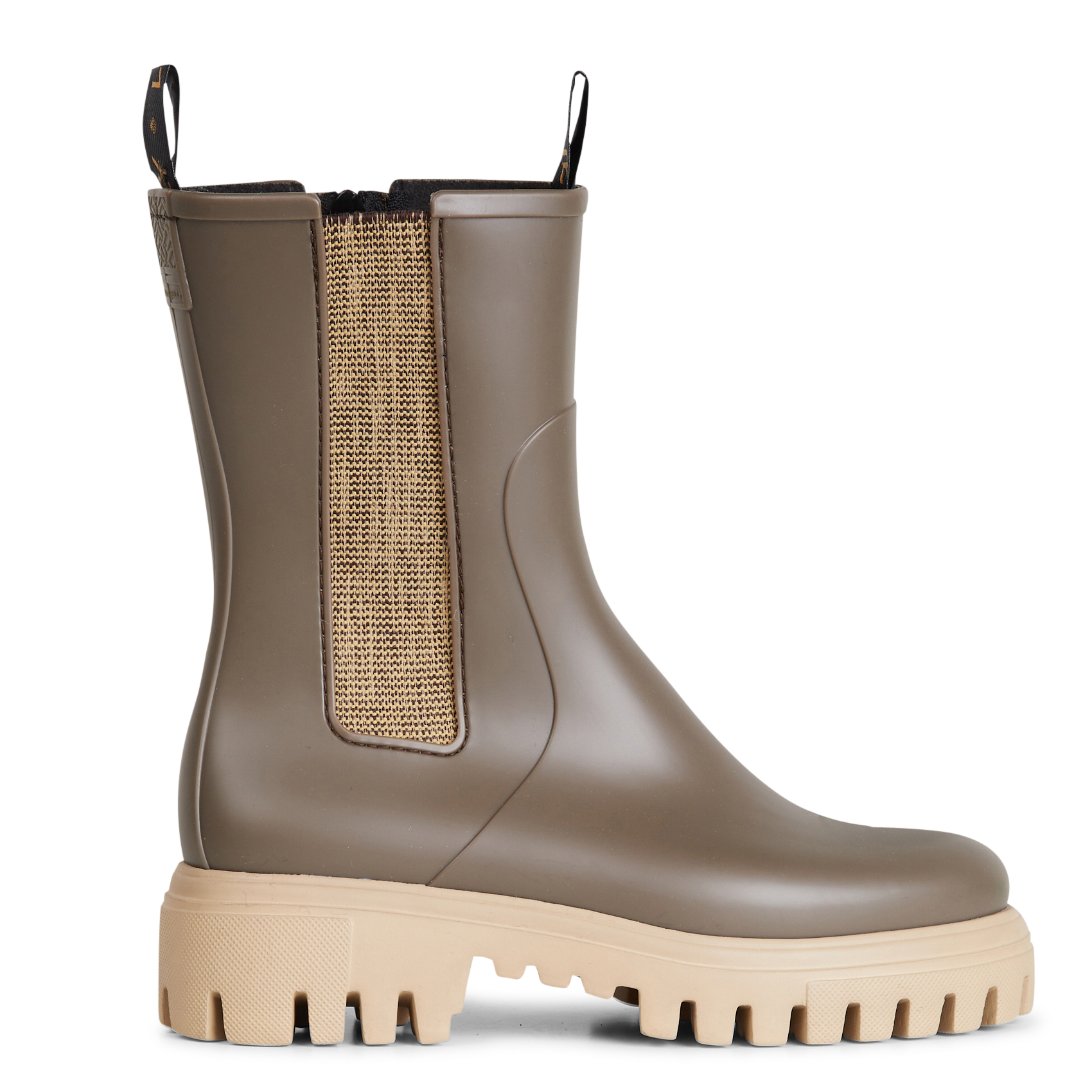 MILENA - Bottines à bout rond | Kaki