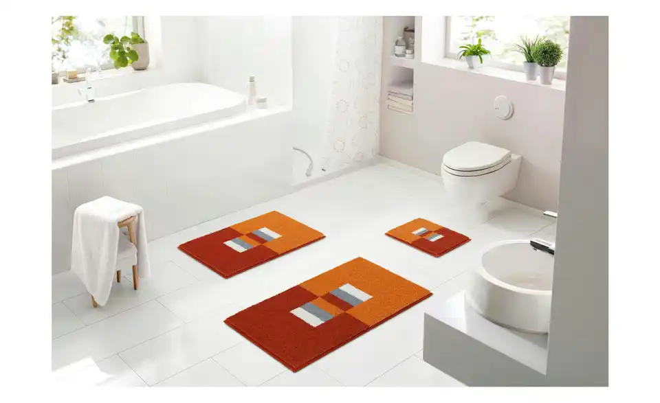 Grund Badematte Orange 40x50 cm