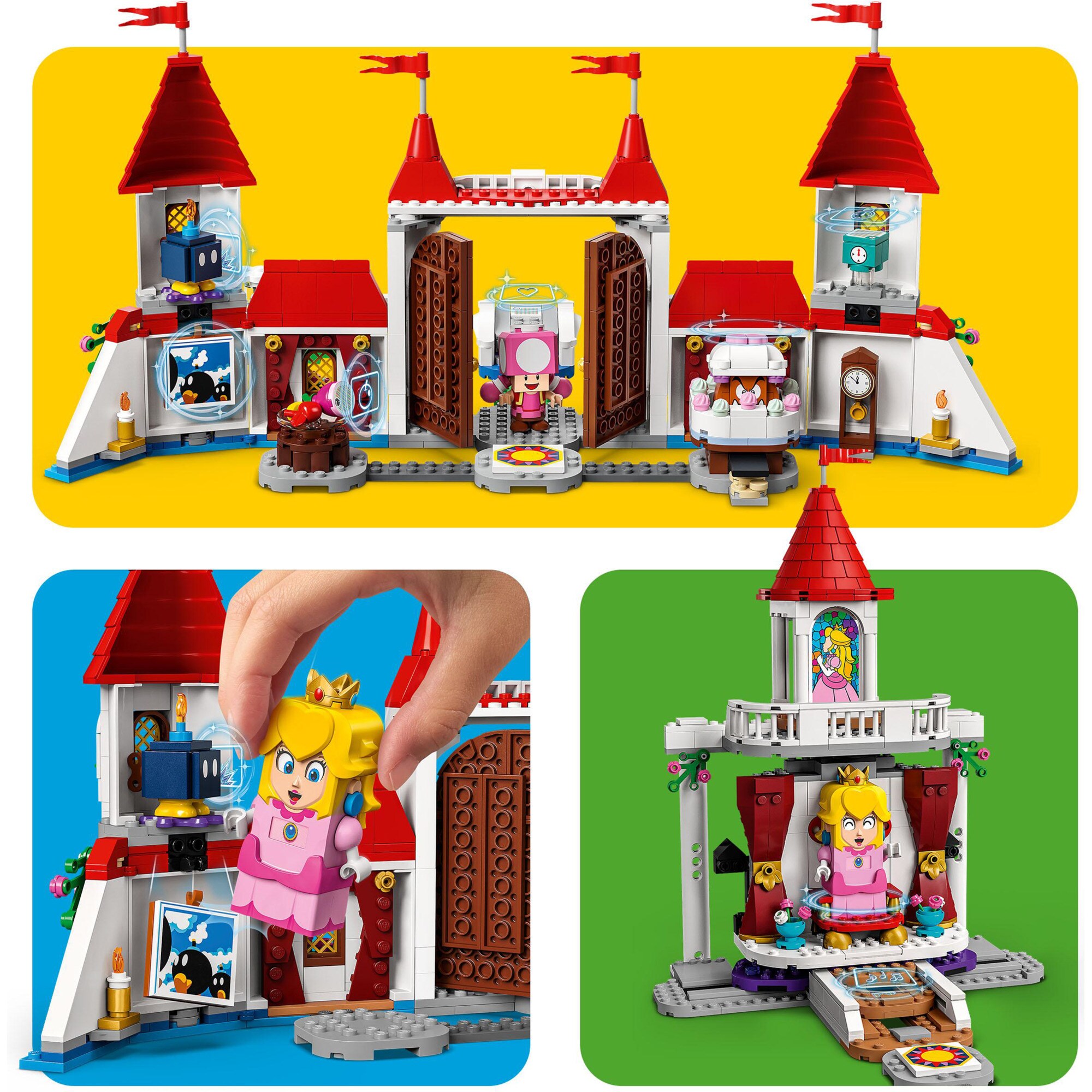 LEGO Konstruktionsspielzeug Super Mario Princess Peach Palast – Erweiterungsset