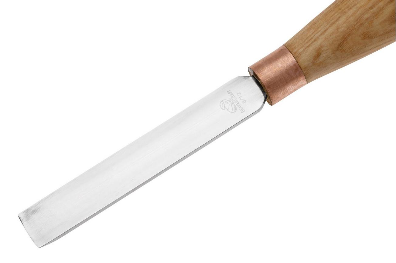 Beavercraft Compact Straight Rounded Chisel K5-12 Sweep 5, 12 mm, guts