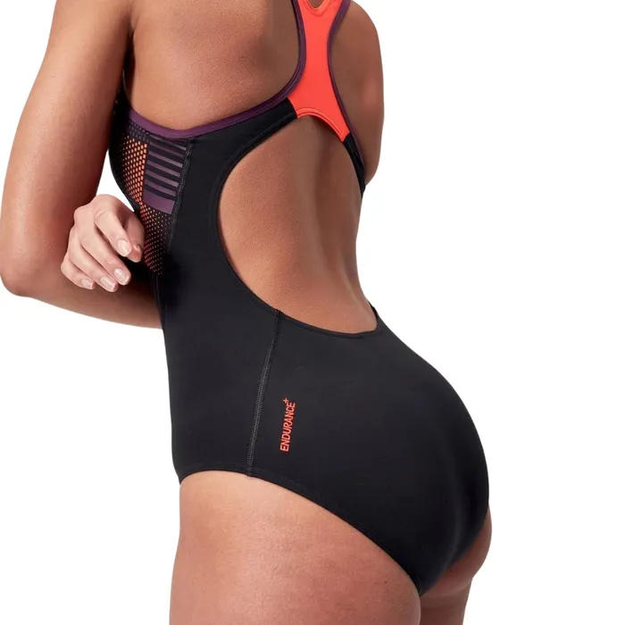 Speedo ECO+ Placement Laneback Badpak Dames