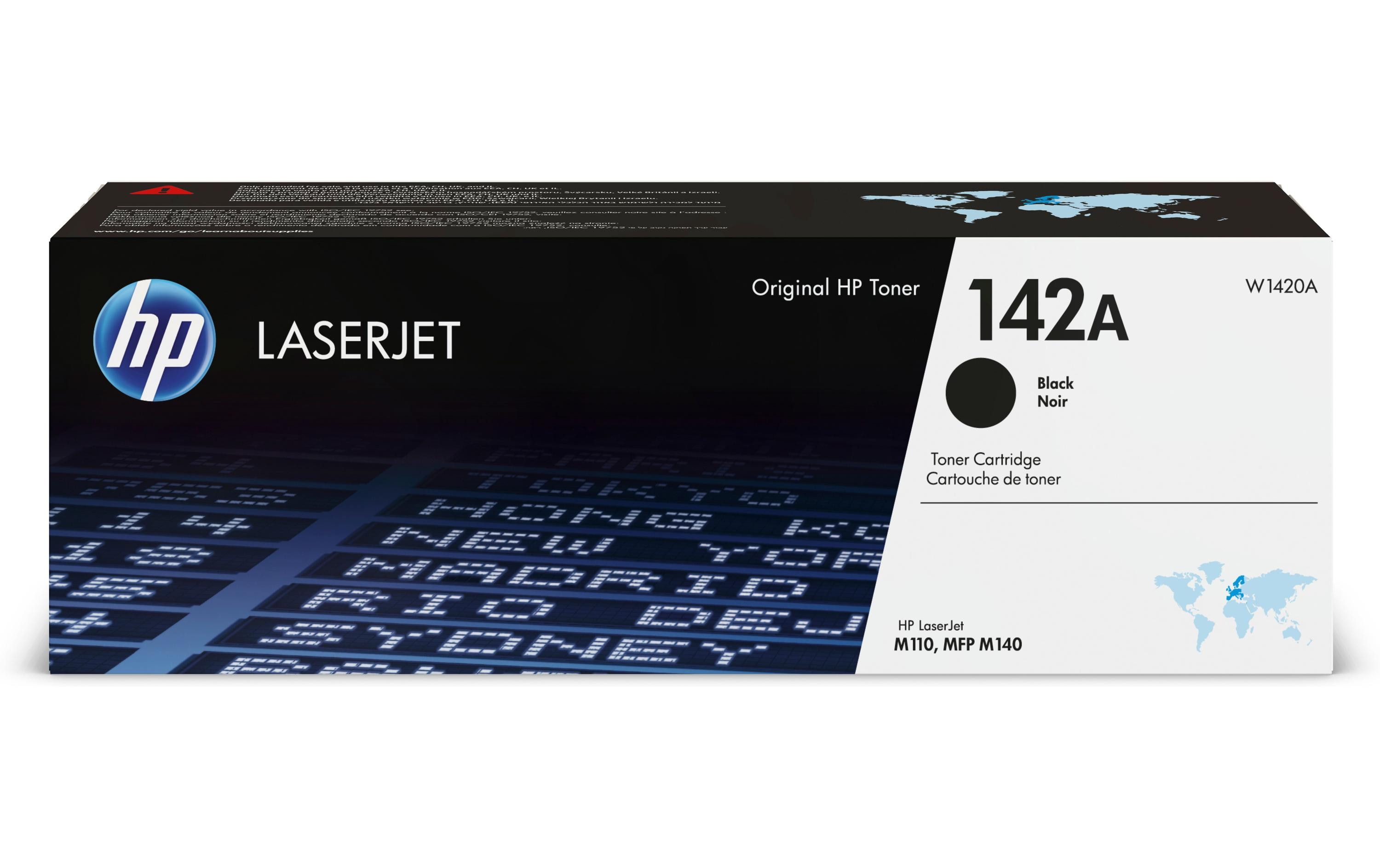 142A (W1420A) BlackTonerkartusche, Schwarz