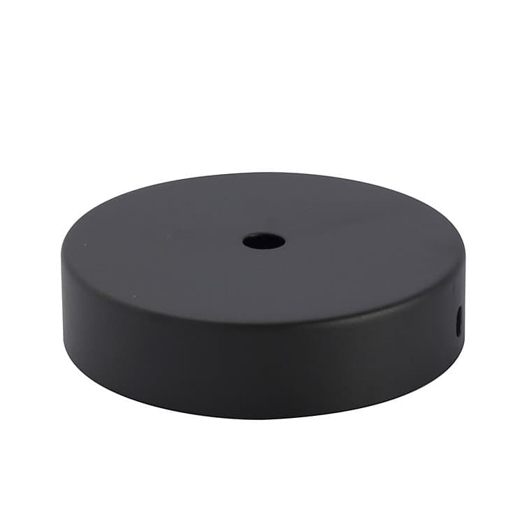 Pavillon métallique Chacon noir Ø10 x H. 2,5 cm