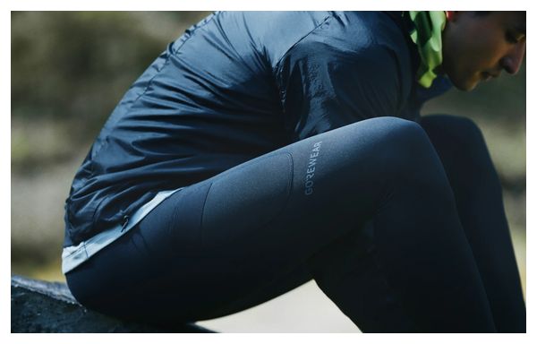 Collant Long Running Gore Wear Concurve Thermo Noir Homme