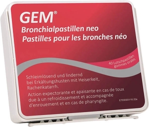 GEM Bronchialpastillen neo, 40 Stück