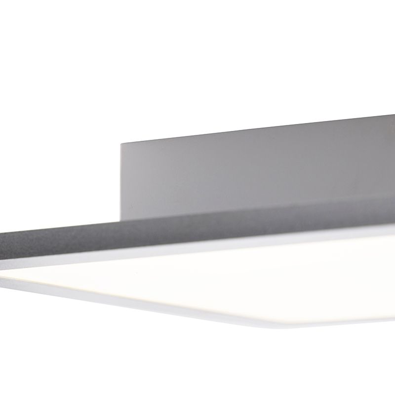LED paneel staal 120 cm incl. LED met afstandsbediening - Liv