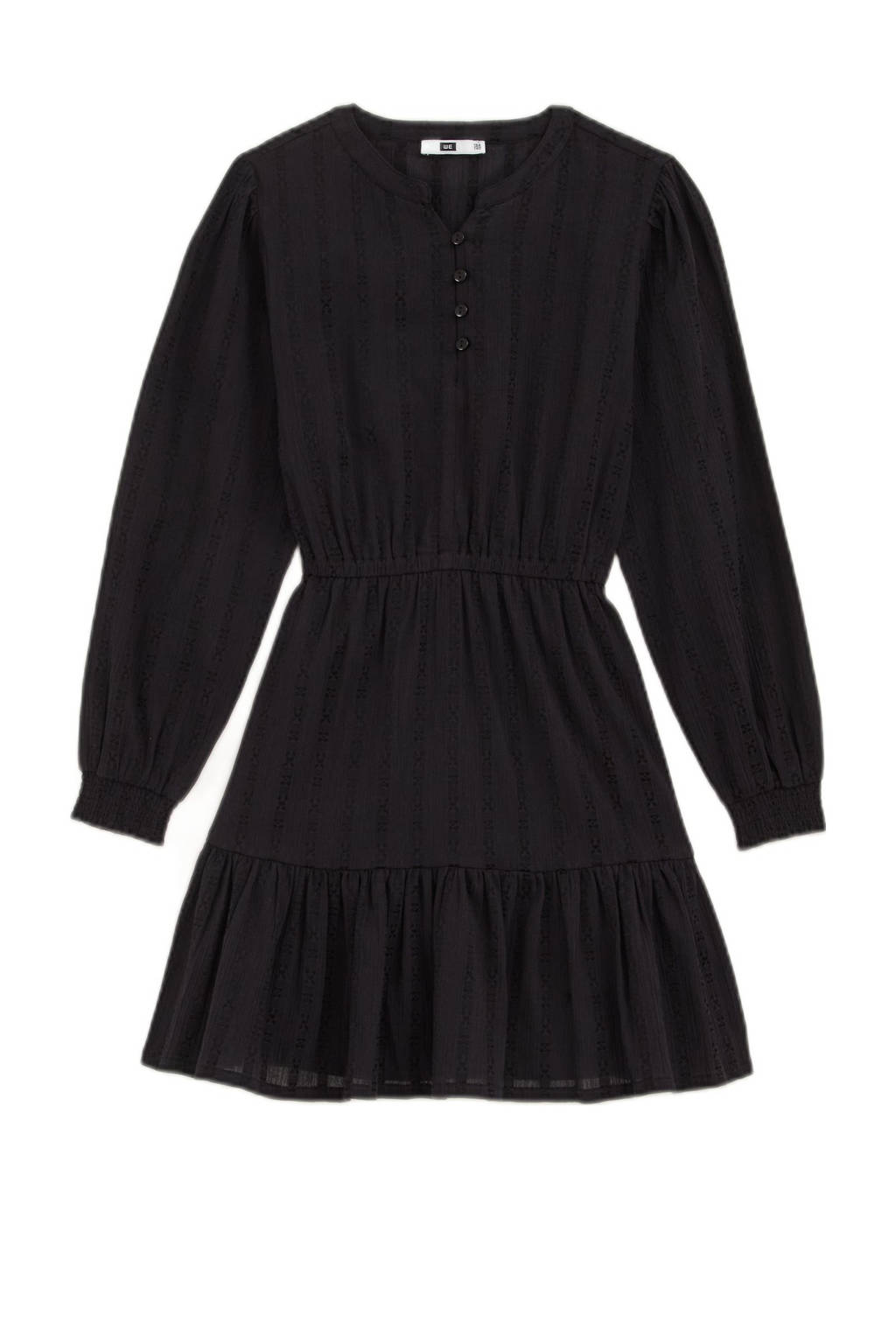 WE Fashion trapeze jurk zwart