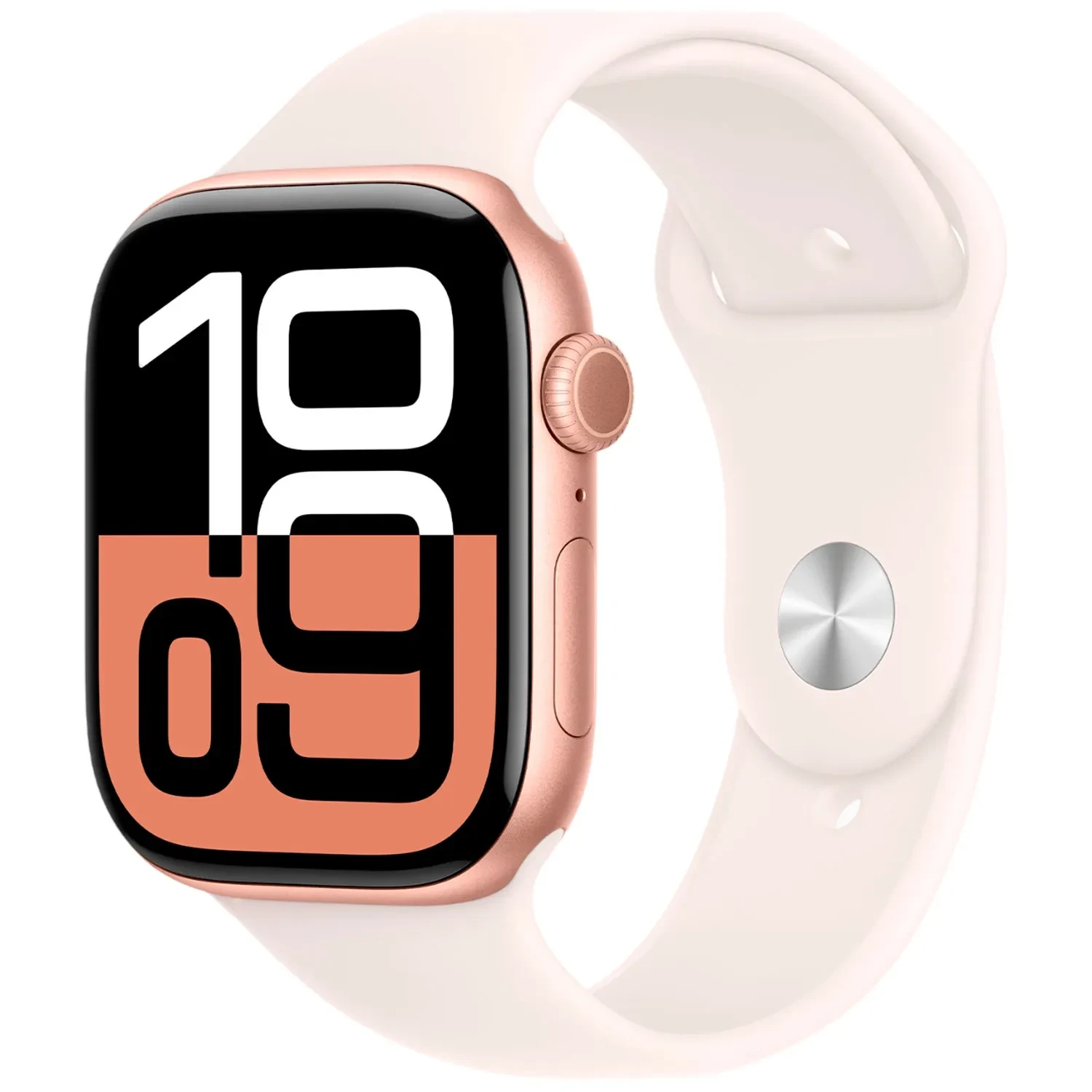 Apple Watch Series 10 GPS 46mm Rose Gold Aluminium Sport Band S/M MWWT3