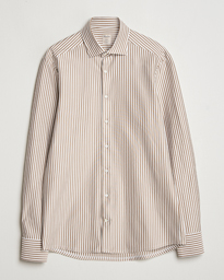 Stenströms Striped Jersey Shirt Beige