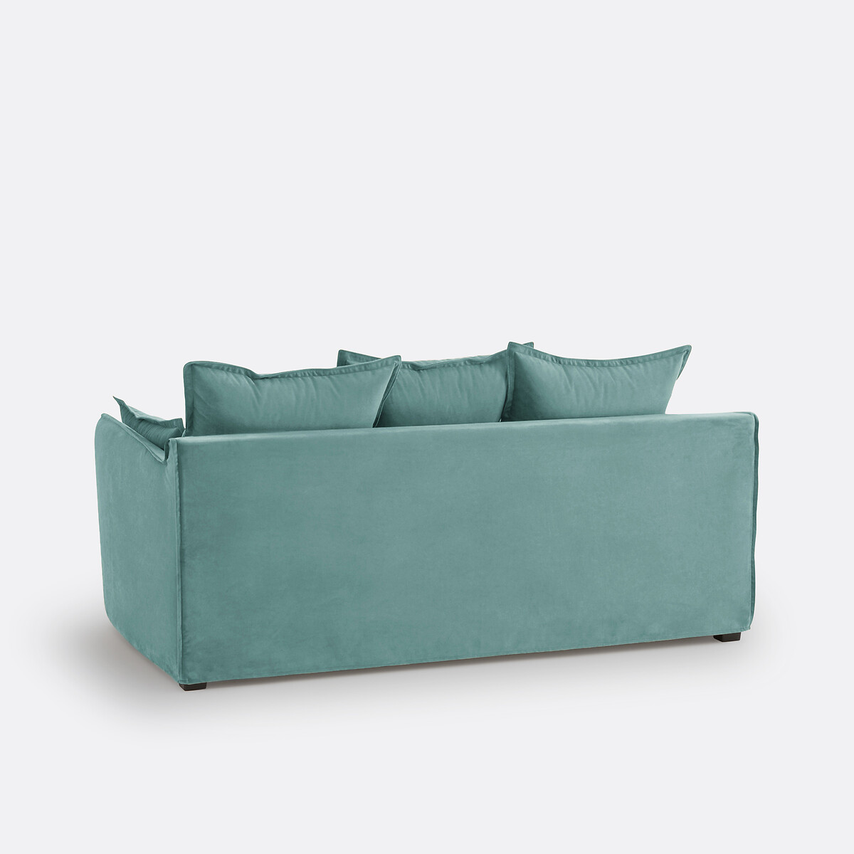 LA REDOUTE INTERIORS<br>Sofá-cama H14 cm, veludo, Odna