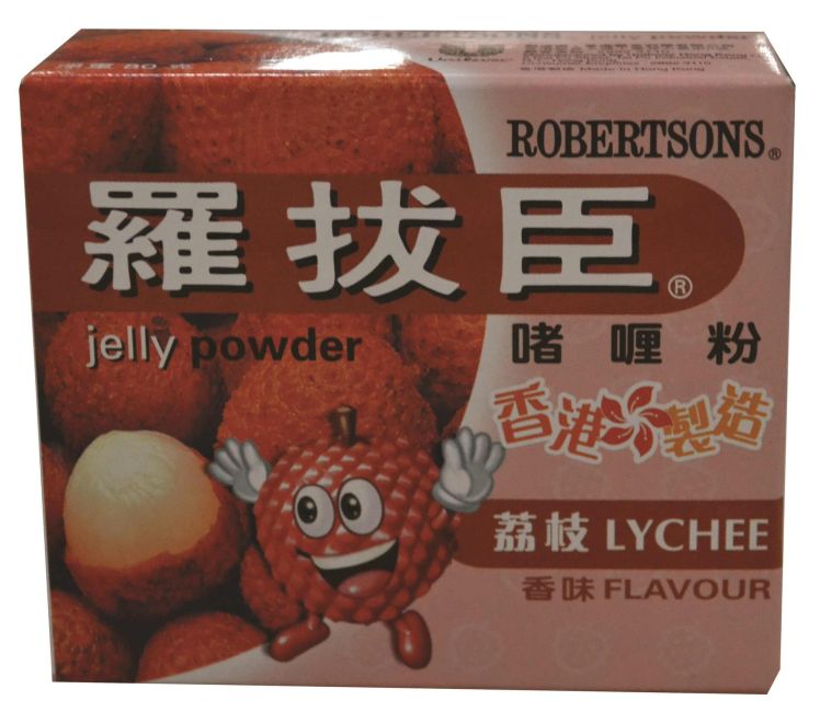 Robertsons Geleipoeder Lycheesmaak 80g