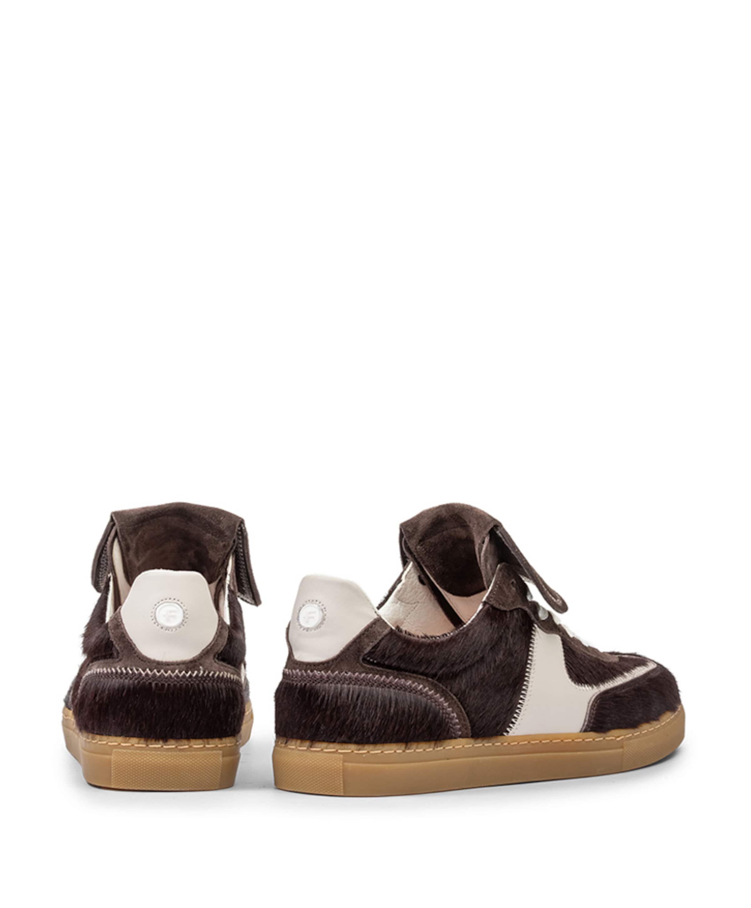 Floris van Bommel dames sneakers bruin