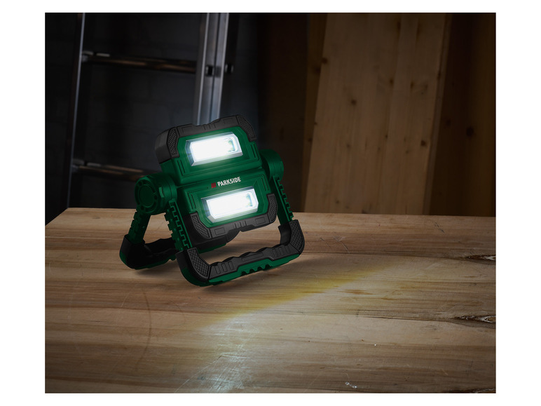 LED-bouwlamp met powerbank-functie