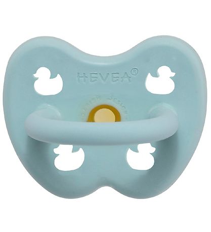Hevea Sut - 0-3 mdr. - Naturgummi - Baby Blue m. ?nder