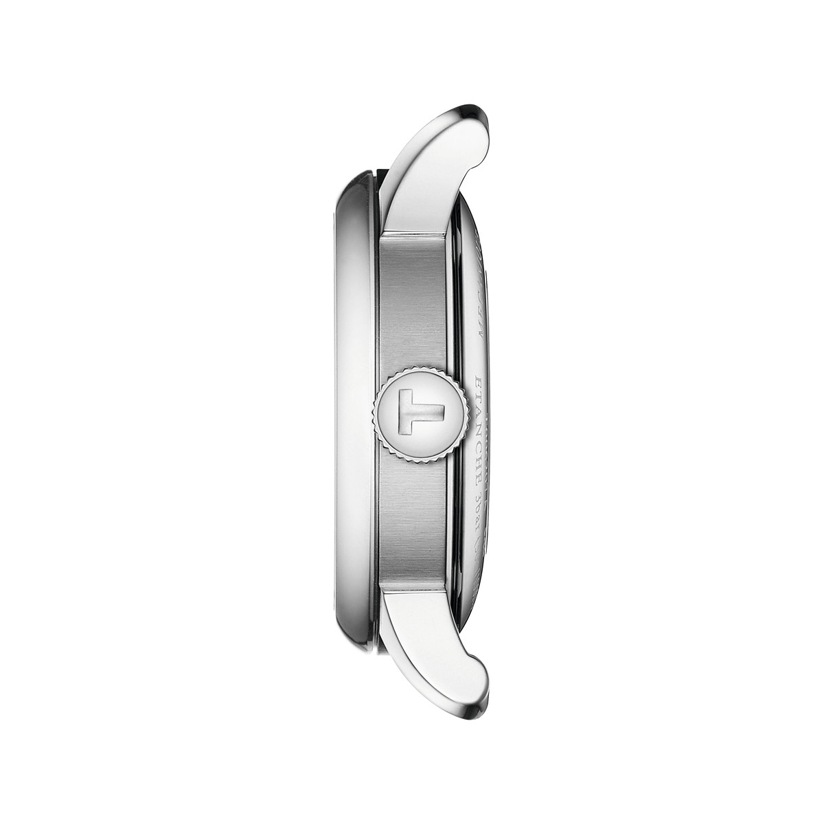 Montre TISSOT T-classic femme automatique, bracelet acier inoxydable gris
